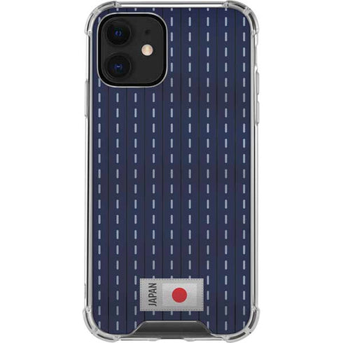 Japan Soccer Flag iPhone 12 Clear Case